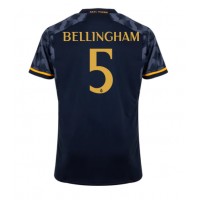 Koszulka piłkarska Real Madrid Jude Bellingham #5 Strój wyjazdowy 2023-24 tanio Krótki Rękaw